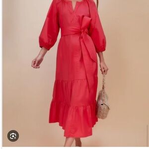 Tuckernuck Red Midi Dress
